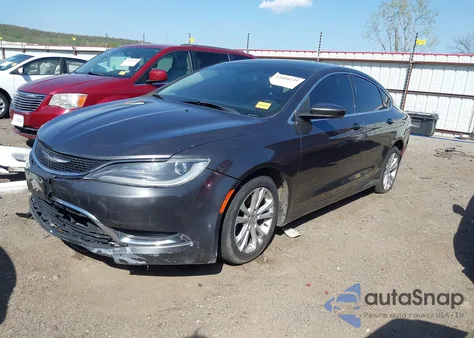2015 Chrysler 200 Limited from USA, damaged, VIN 1C3CCCAB1FN653622